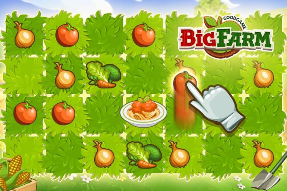 Big Farm: 3-Gewinnt Gemüse (Quelle: GoodGame Studios)