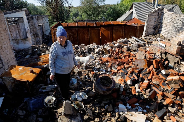 Anwohnerin von Lyssytschansk: In vielen Gebieten der Region Luhansk ist die Infrastruktur nahezu vollständig zerstört.