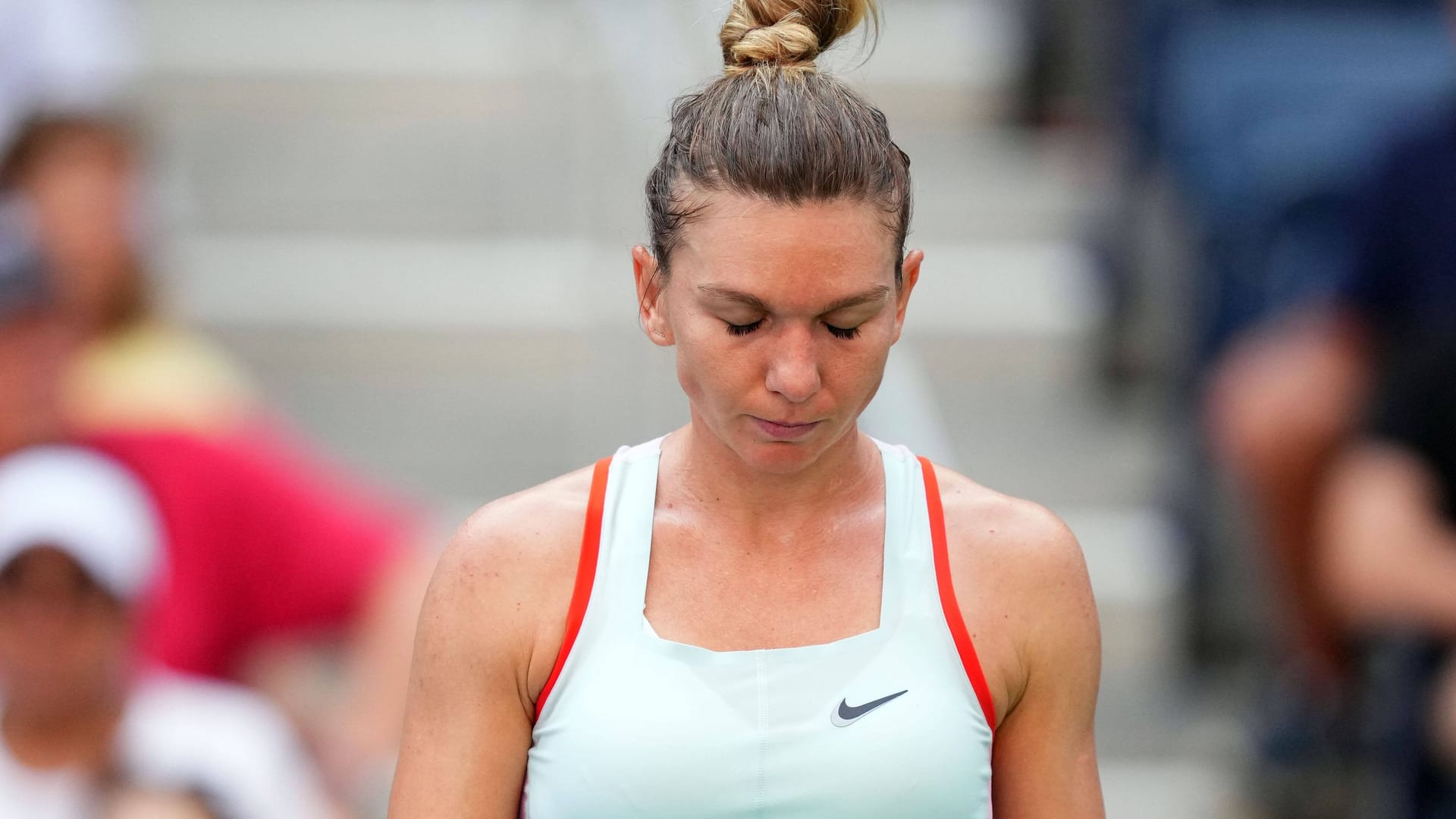 Simona Halep bei den US Open Ende August in New York: Die 31-Jährige muss sich nun eines Verdachts erwehren.