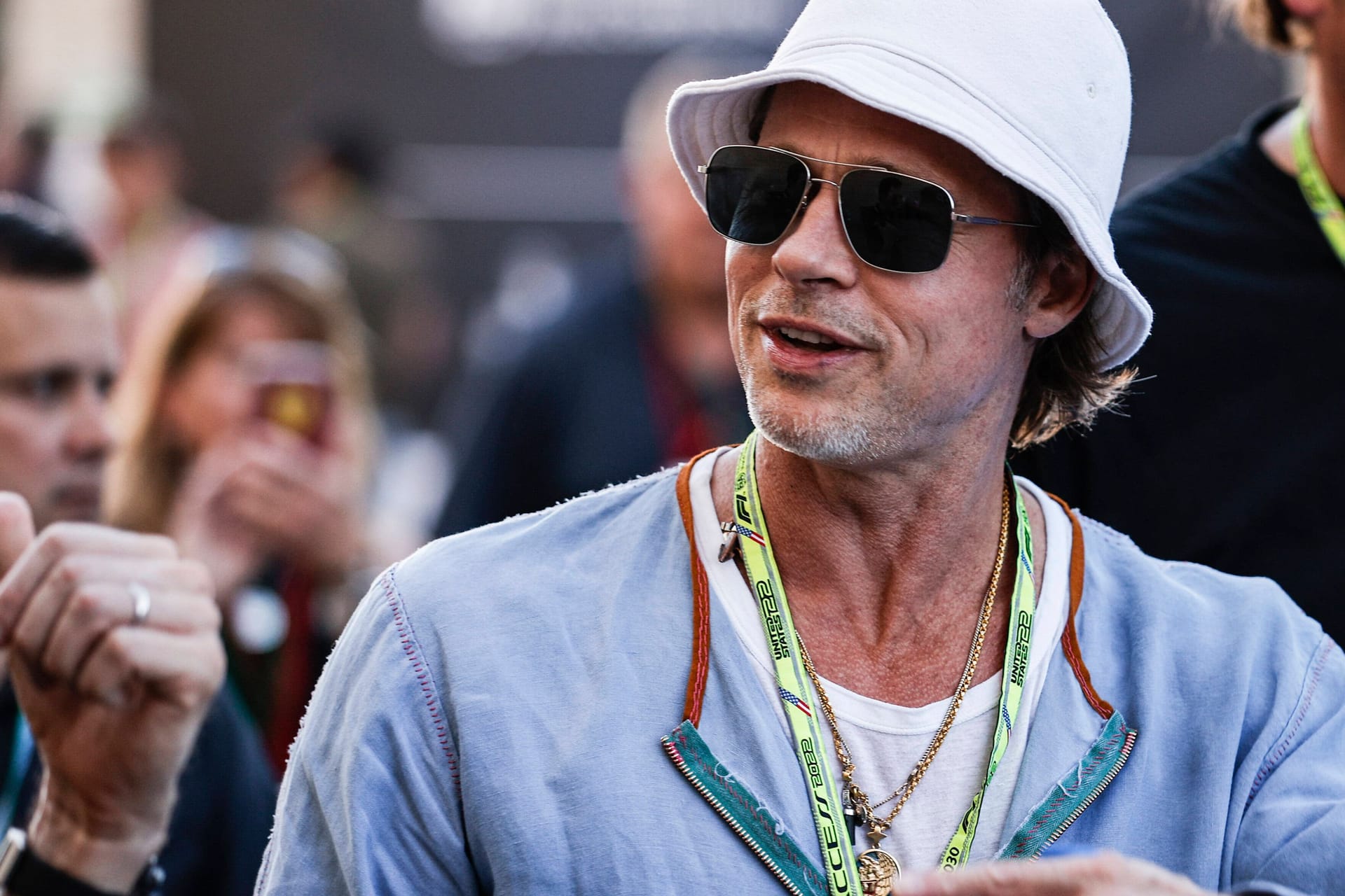 Brad Pitt: Der Schauspieler schaute beim Formel-1-Training in Austin, Texas vorbei.