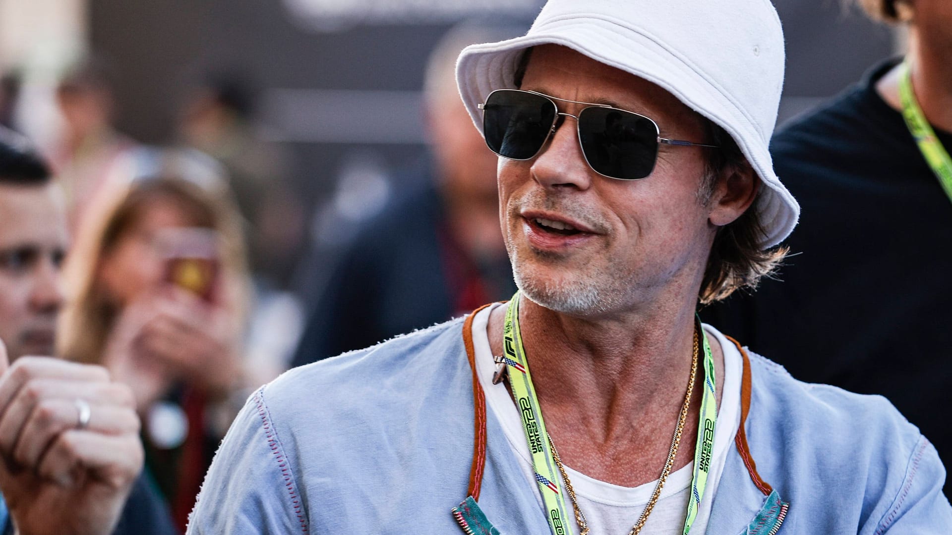 Brad Pitt: Der Schauspieler schaute beim Formel-1-Training in Austin, Texas vorbei.