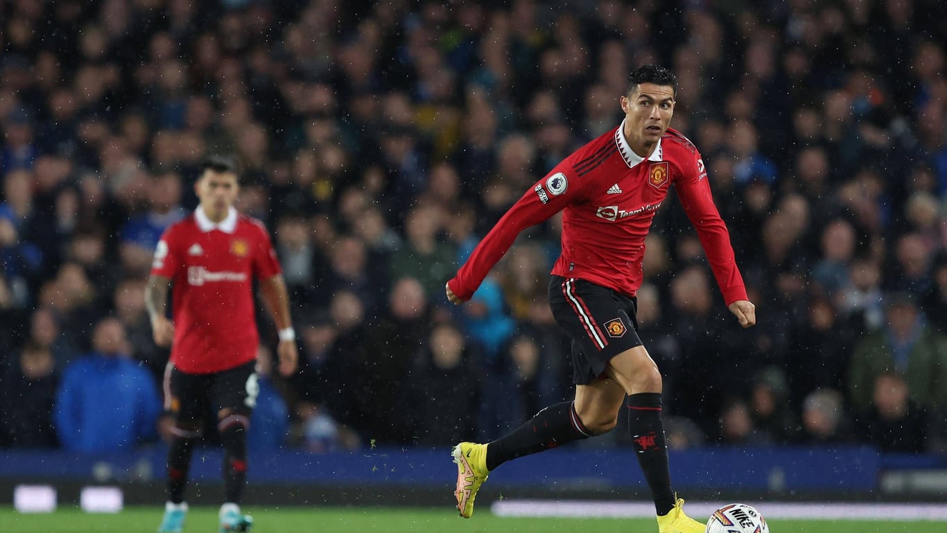 Cristiano Ronaldo: Der Portugiese erzielte den entscheidenden Treffer zum 2:1 (2:1)-Erfolg beim FC Everton in Liverpool.