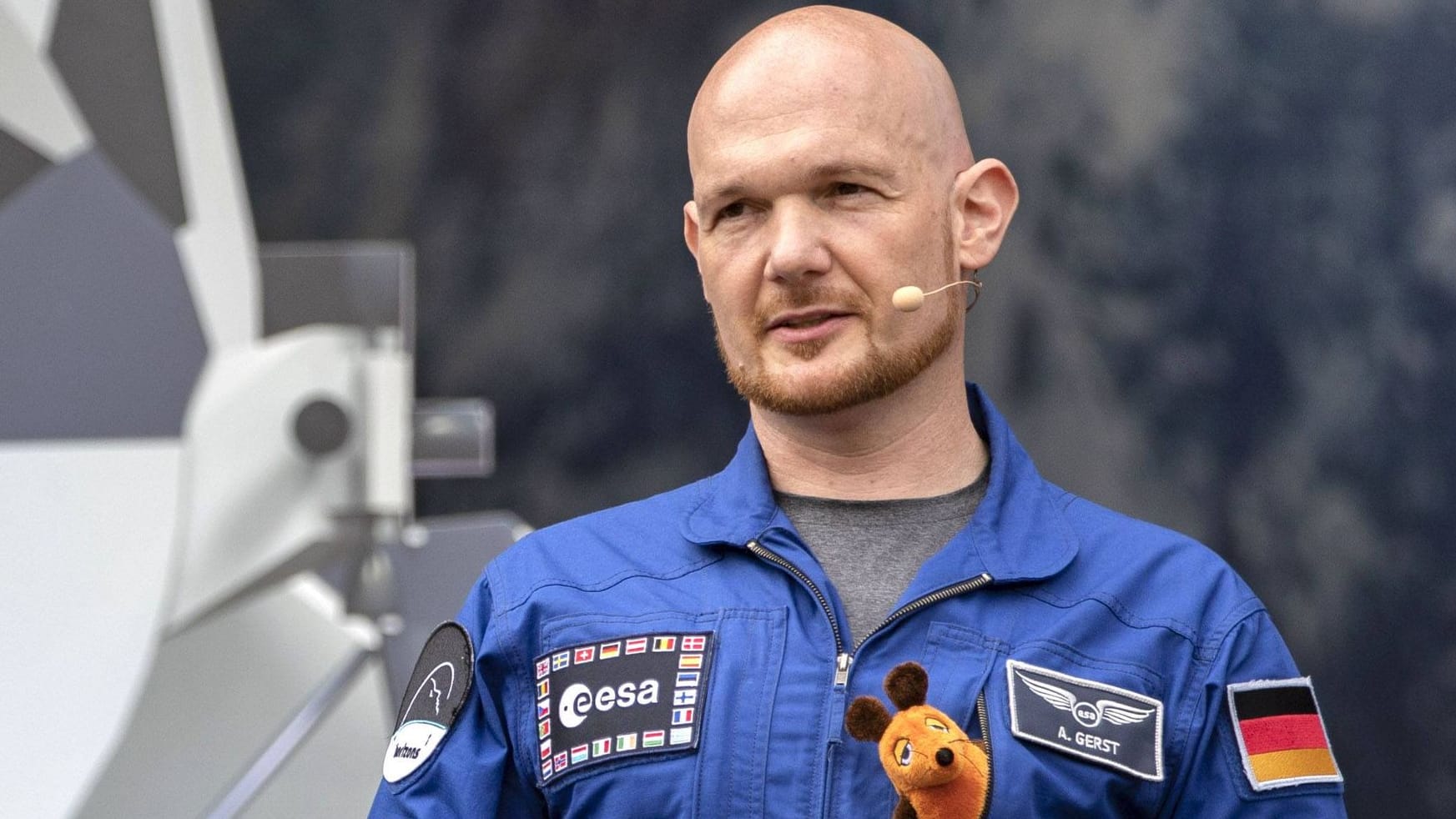 Astronaut Alexander Gerst (Archivbild): Er will auch an einer Mondmission teilnehmen.