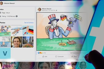 Massenhaft geteilt: Russische Fake-Accounts sind auf Karikaturen umgestiegen und fliegen bei Facebook mit der Propaganda unter dem Radar.