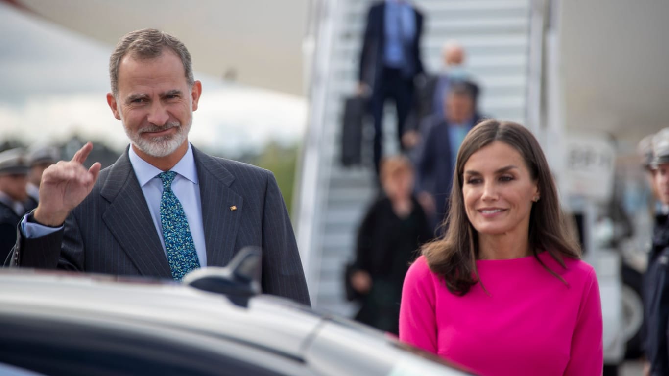 König Felipe VI. und Königin Letizia von Spanien in Frankfurt