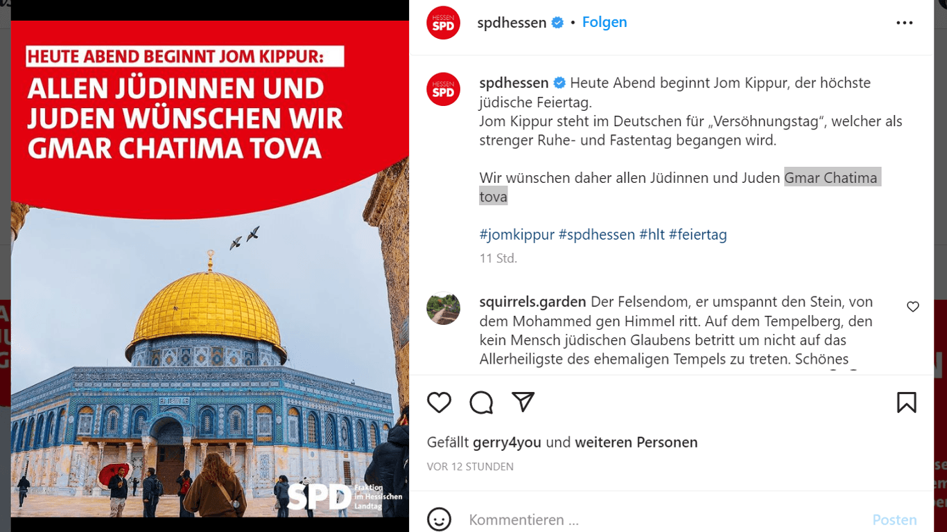 Der Post der hessischen SPD sorgt auf Social Media für Kritik und Häme.