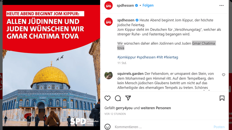 Der Post der hessischen SPD sorgt auf Social Media für Kritik und Häme.