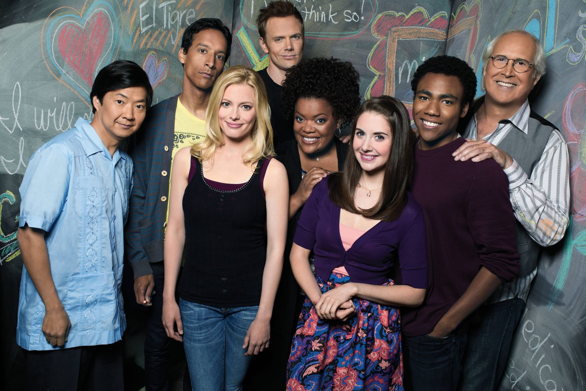 Der Cast von "Community": Die Schauspieler kehren für den Film fast alle zurück.