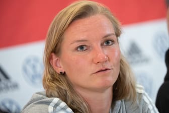 Alexandra Popp: Die DFB-Kapitänin zeigte sich geschockt vom Missbrauchsskandal in den USA.