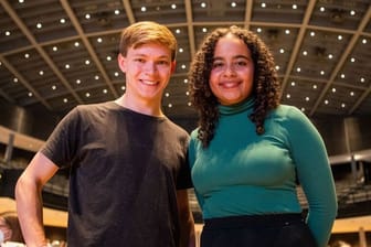 Timon Dzienus und Sarah-Lee Heinrich, Bundessprecher der Grünen Jugend: Sie wurden an diesem Samstag im Amt bestätigt.