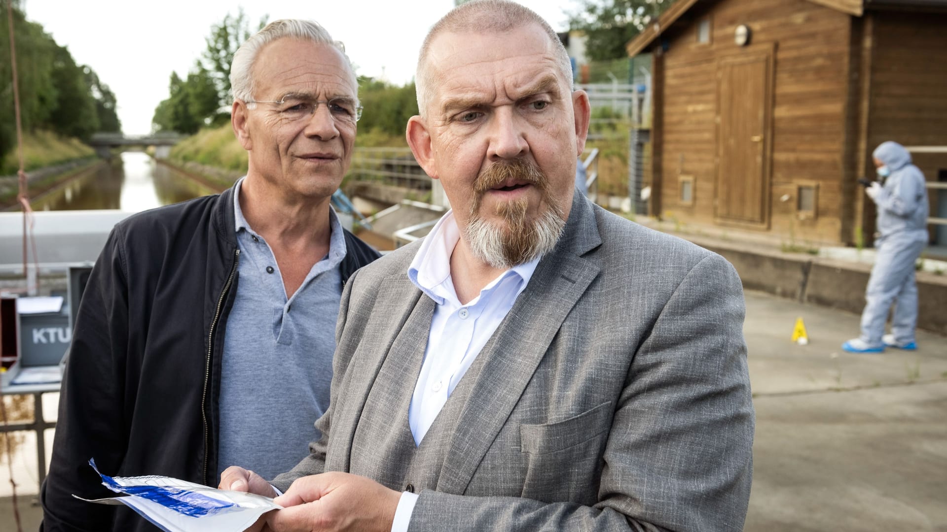 Die Kommissare Max Ballauf (Klaus J. Behrendt) und Freddy Schenk (Dietmar Bär): Mit "Spur des Blutes" feierten sie ihr 25-jähriges "Tatort"-Jubiläum.