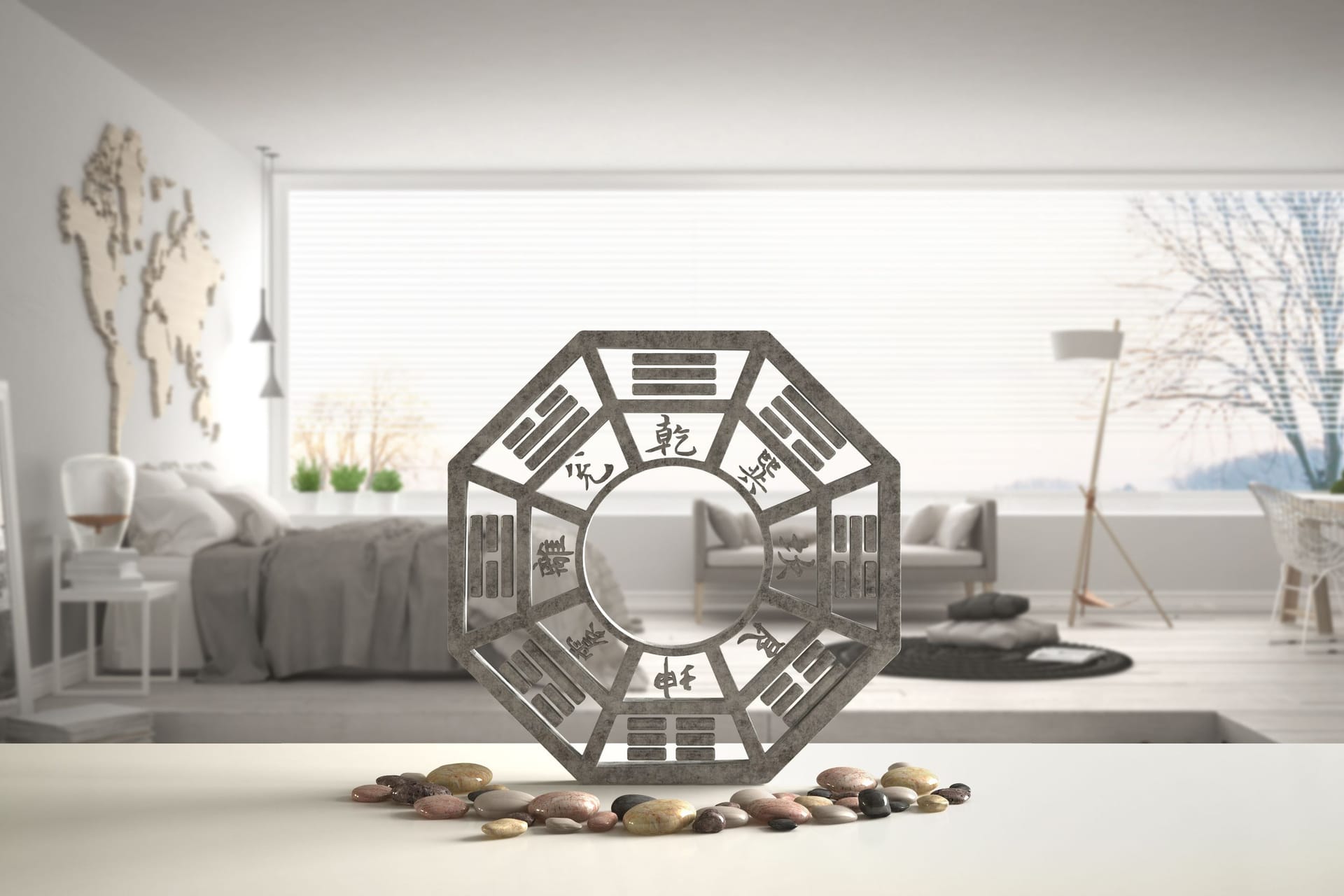 Feng Shui: Durch ein harmonisch eingerichtetes Zimmer kann der Geist zur Ruhe kommen.