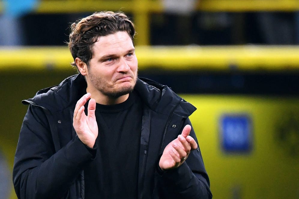 Edin Terzic: Der Trainer der Borussia hatte nach dem Abpfiff Tränen in den Augen.
