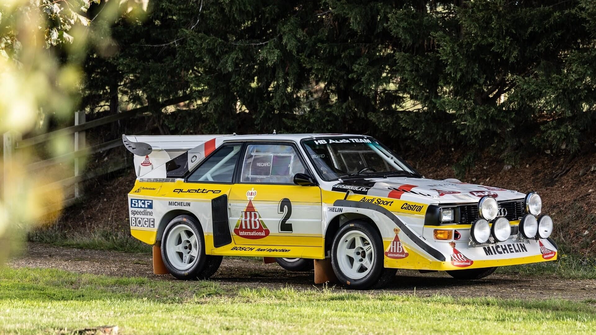 Audi Sport quattro S1 E2 Group B Works (Baujahr: 1985, erwarteter Auktionserlös: 2,05 bis 2,65 Mio. Euro)