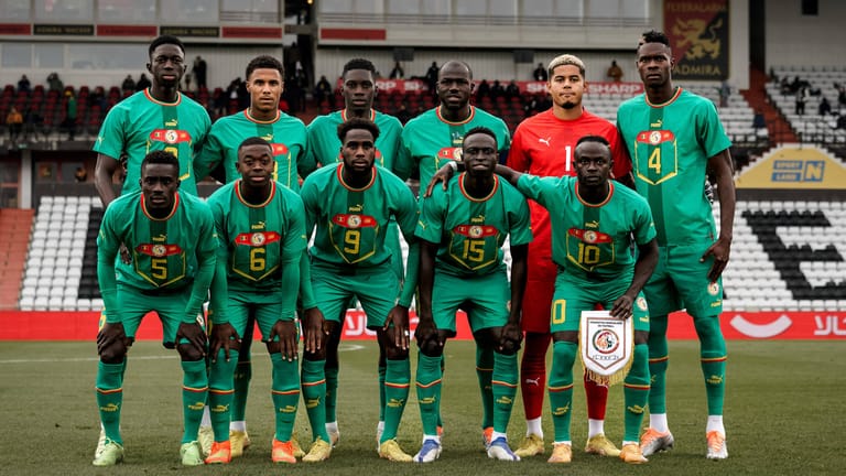 Die Nationalmannschaft des Senegal im September.