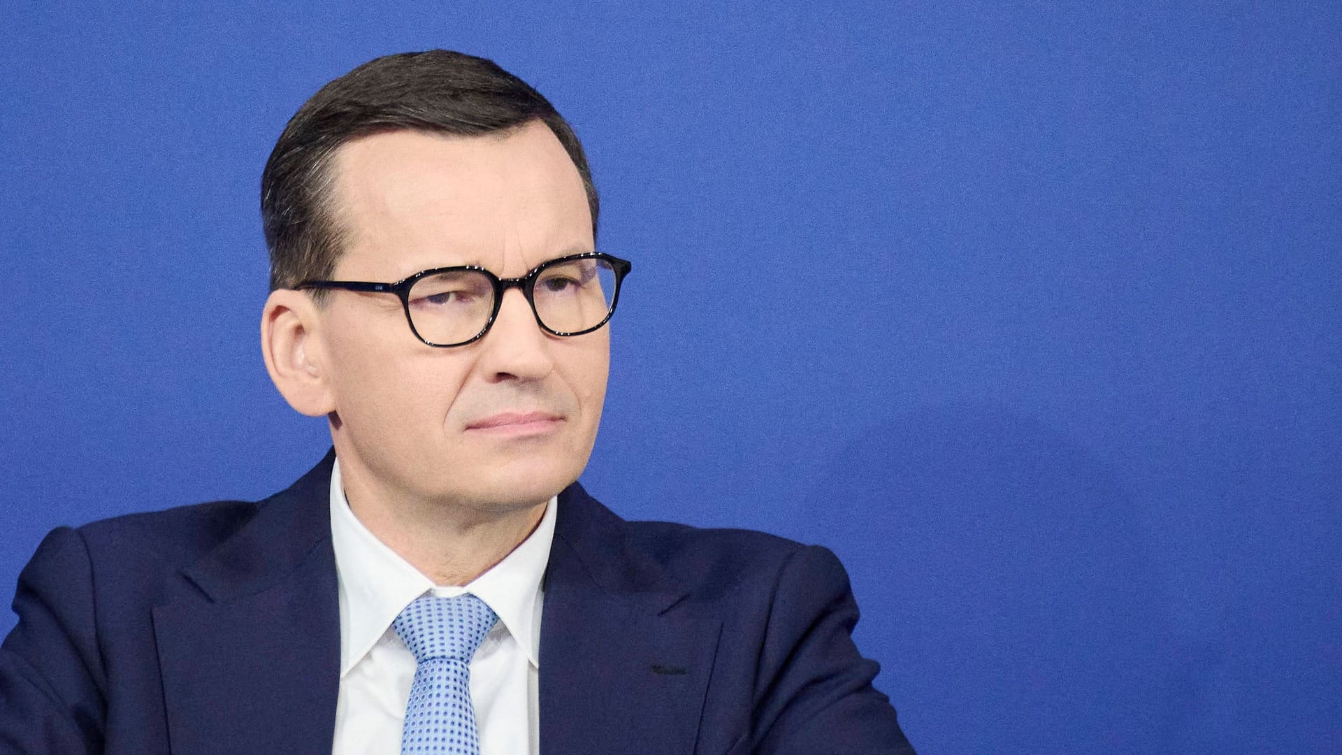 Mateusz Morawiecki bei der Internationale Konferenz zum Wiederaufbau der Ukraine in Berlin: Den Besuch in Deutschland nutzte er auch, um die Entschädigungsforderungen seines Landes zu bekräftigen.