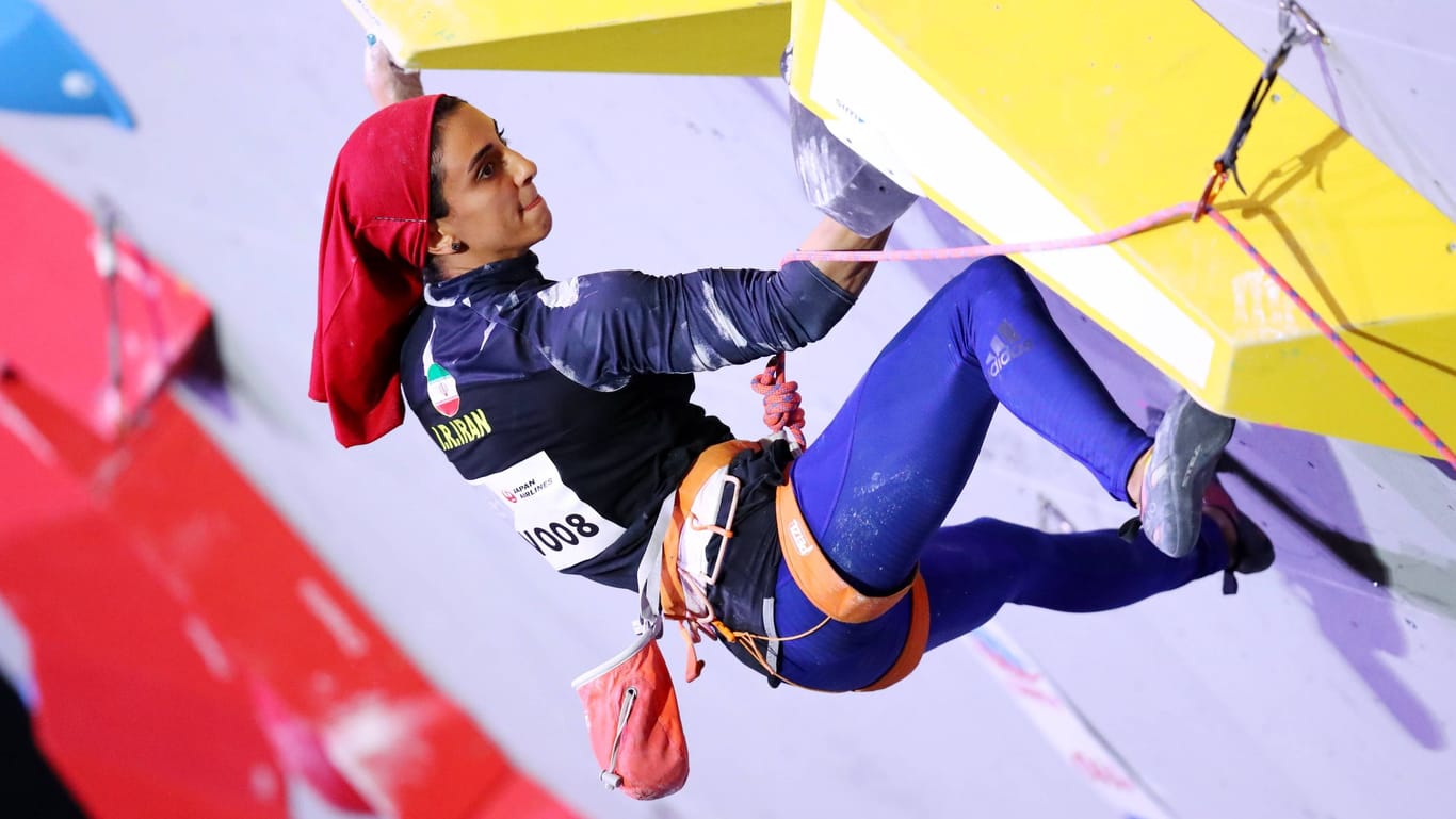 Elnaz Rekabi: Die Kletterin zeigte sich ohne Kopftuch bei den Asienmeisterschaften.