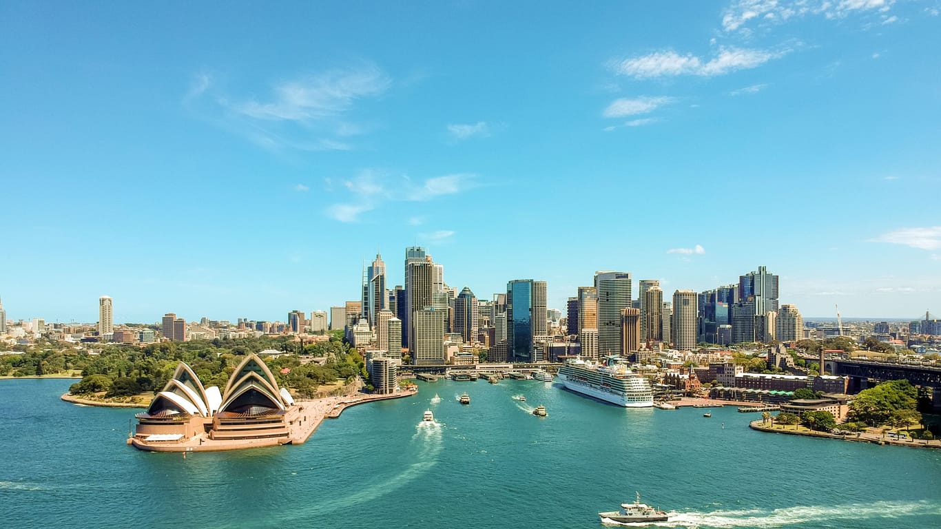 Die Metropole Sydney in Australien besitzt mehr Einwohner als dessen Hauptstadt Canberra.