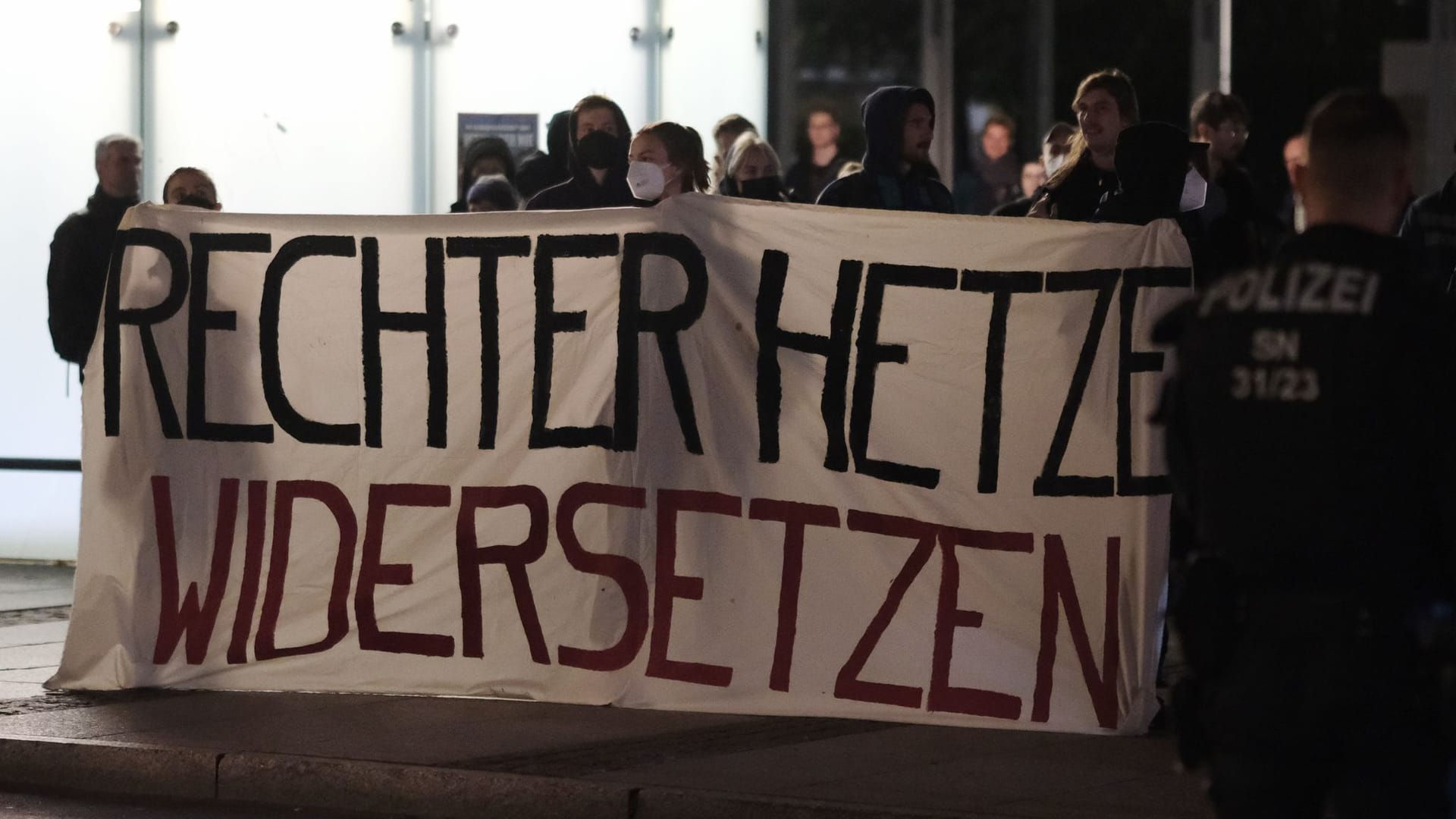 Regierungskritische Demonstration Leipzig