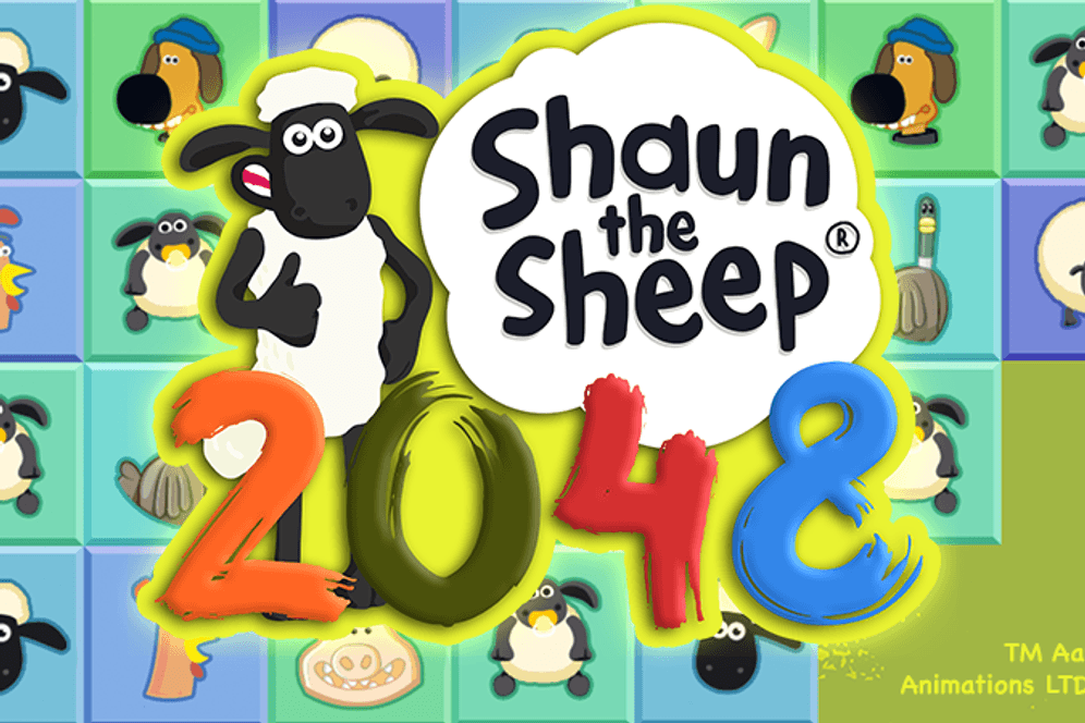 Shaun the Sheep 2048 (Quelle: Coolgames)