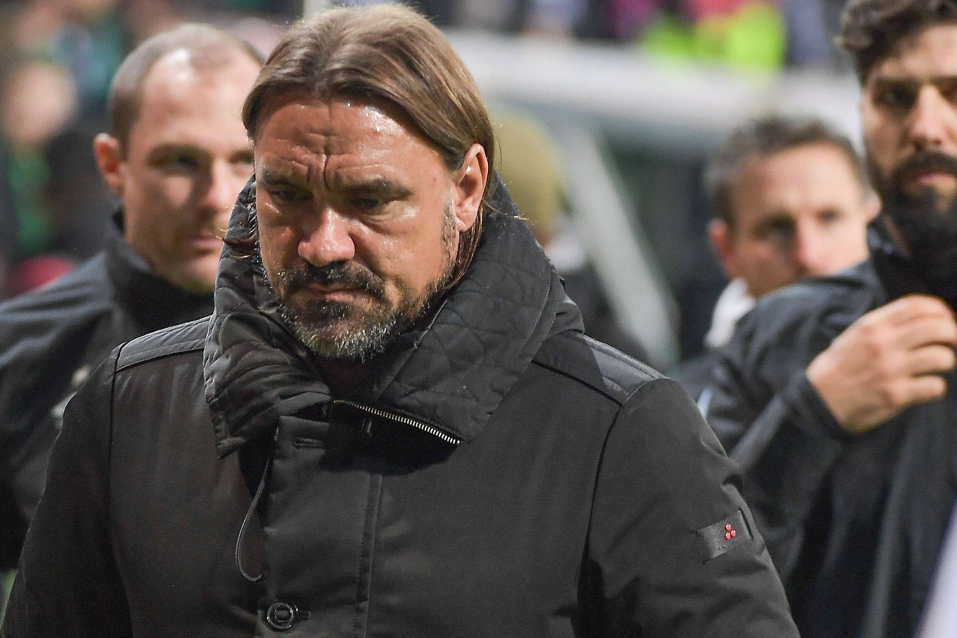 Daniel Farke: Der Gladbacher Trainer war nach dem Spiel konsterniert.