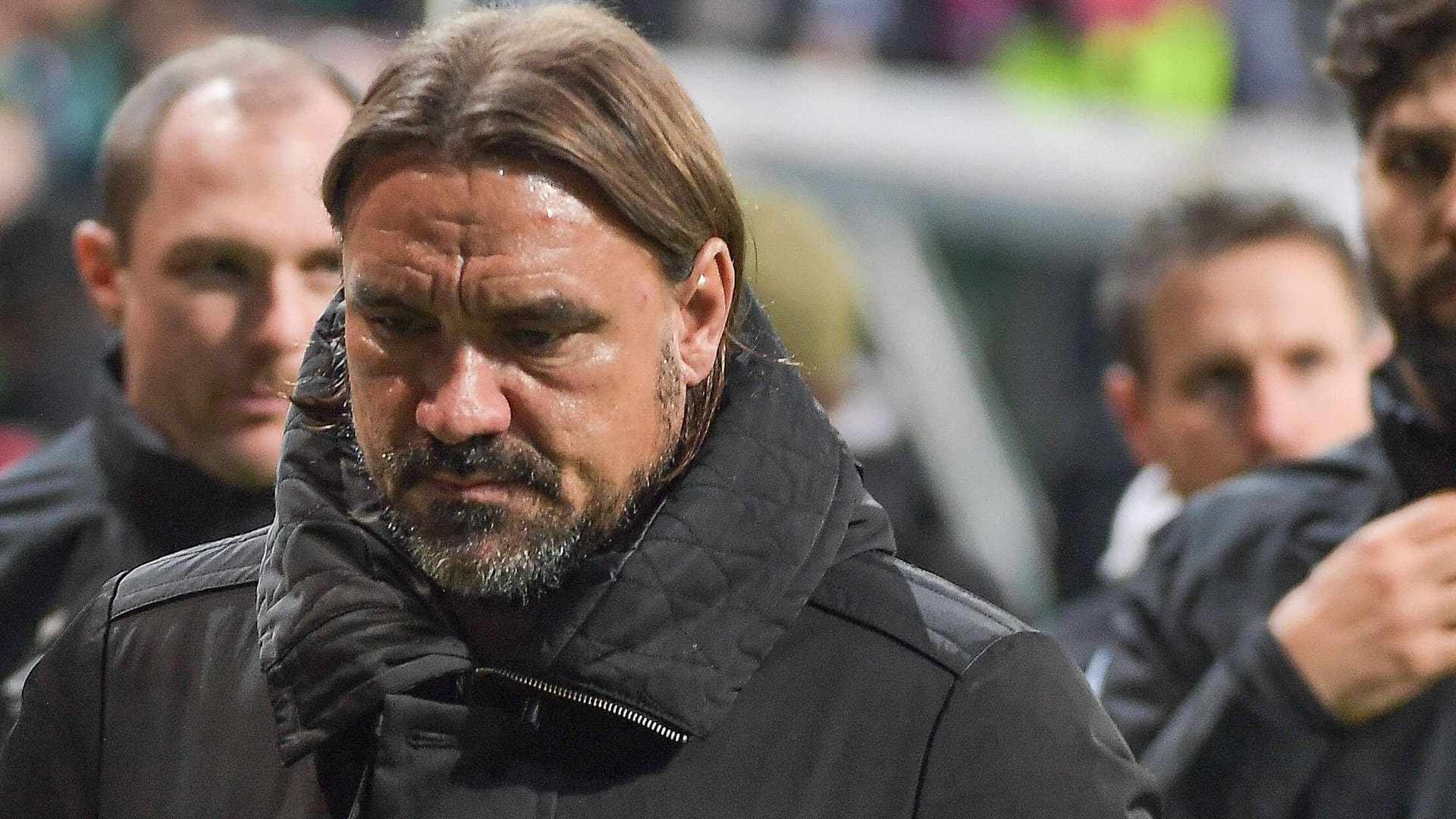 Daniel Farke: Der Gladbacher Trainer war nach dem Spiel konsterniert.