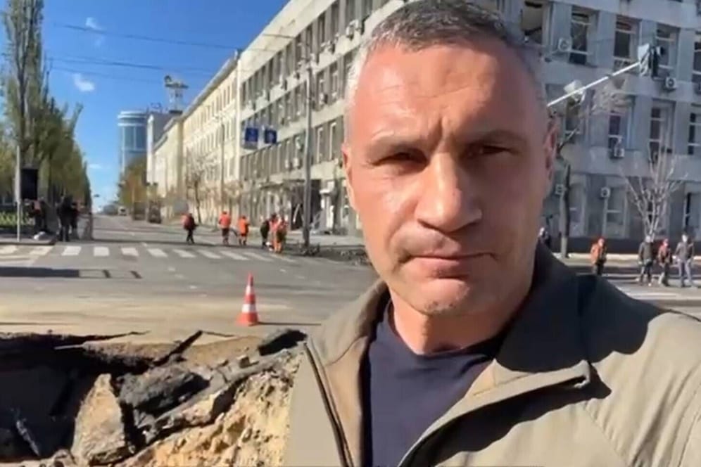 Vitali Klitschko (Archivbild): Der Bürgermeister von Kiew wurde zum CSU-Parteitag per Video zugeschaltet.