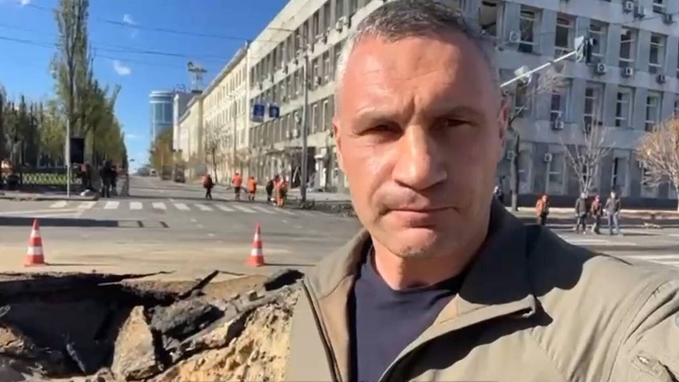 Vitali Klitschko (Archivbild): Der Bürgermeister von Kiew wurde zum CSU-Parteitag per Video zugeschaltet.