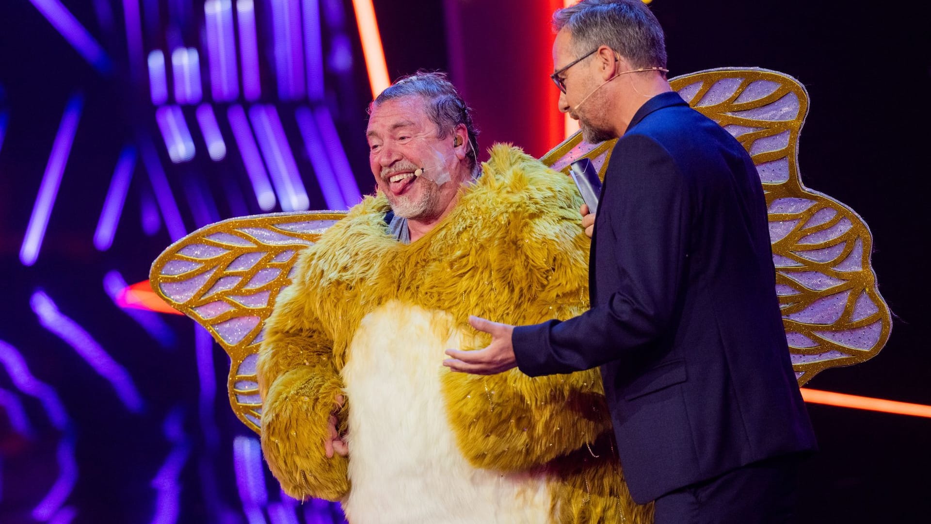 Armin Rohde war als Goldi bei der Sendung "Masked Singer" dabei.