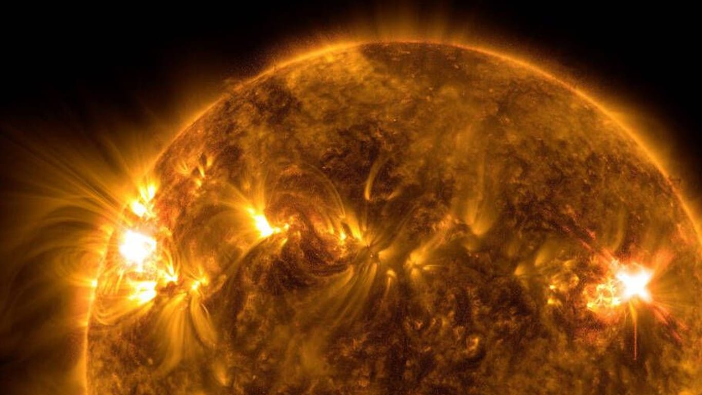 Eine Aufnahme der Sonne vom Solar Dynamics Observatory der NASA: Eine brennende Kugel aus Wasserstoff und Helium, die große Mengen Energie freisetzt. Weltraumforscher wollen diese noch effizienter nutzen.