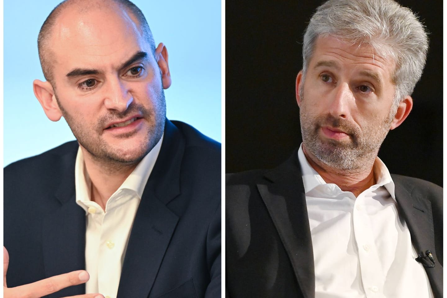 Danyal Bayaz (l.): Der Landesfinanzminister hofft auf eine Annäherung der Partei zu Boris Palmer (r.).