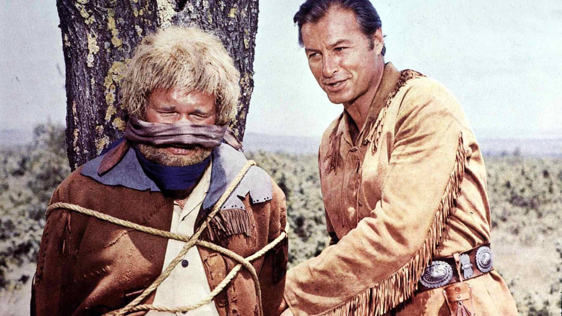 In den "Winnetou"-Verfilmungen spielte er die Rolle von Sam Hawkens (links).