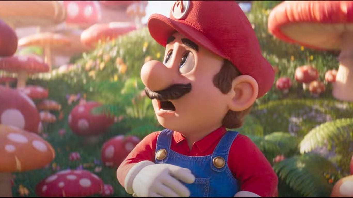 Szene aus dem Trailer des kommenden Super-Mario-Films: Der Held wird von Hollywoodstar Chris Pratt gesprochen.