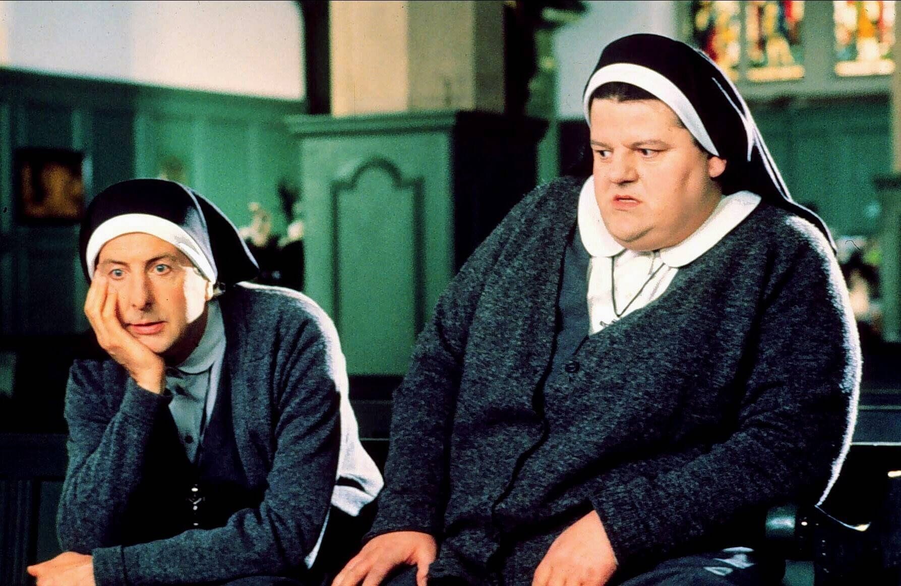1990 mit Eric Idle in der Komödie "Nonnen auf der Flucht".