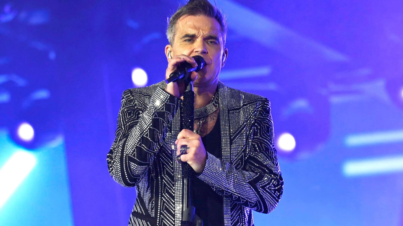 Robbie Williams bei einem Konzert in München: Nun kommt der Sänger nach Hamburg.