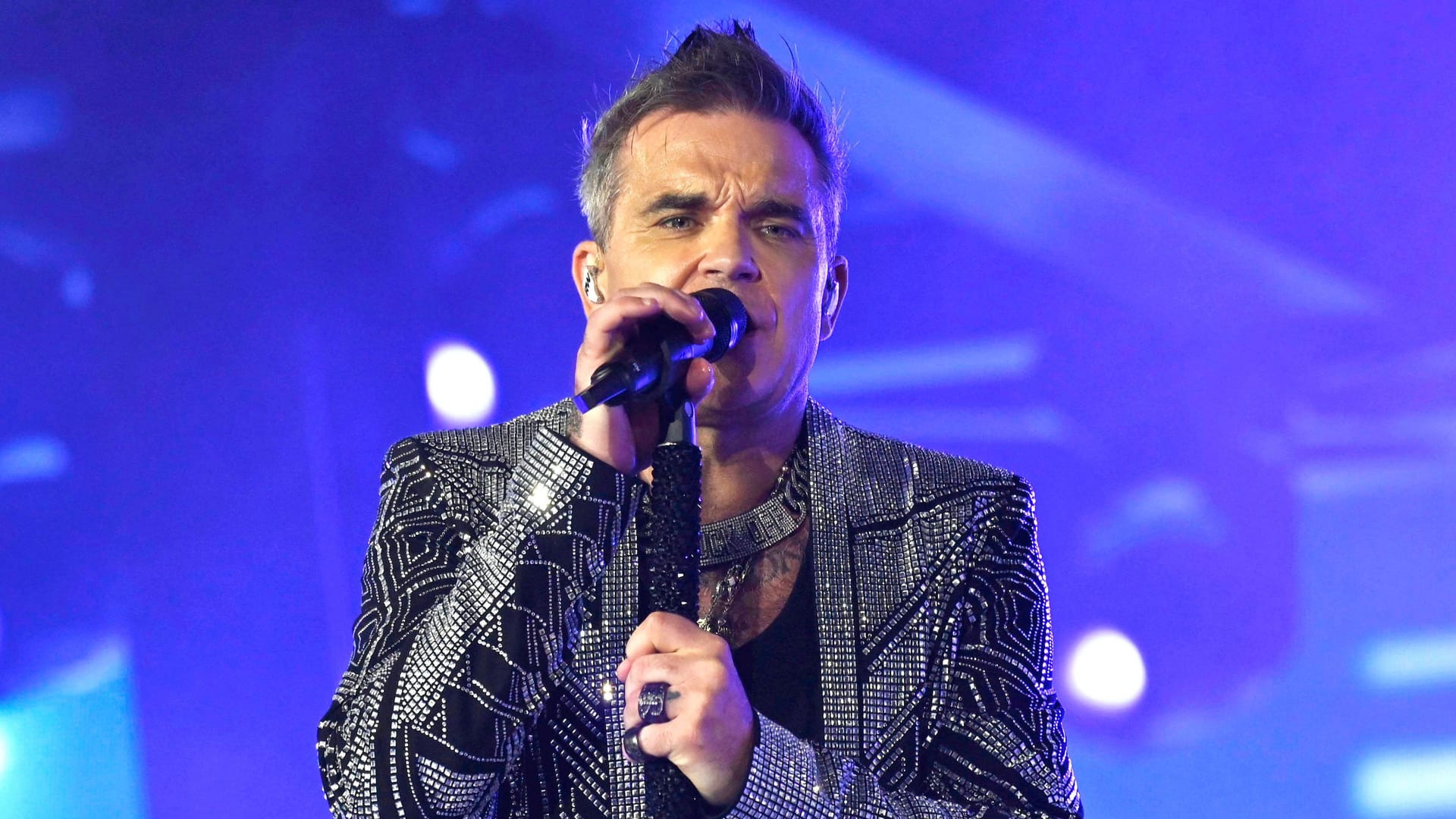 Robbie Williams bei einem Konzert in München: Nun kommt der Sänger nach Hamburg.