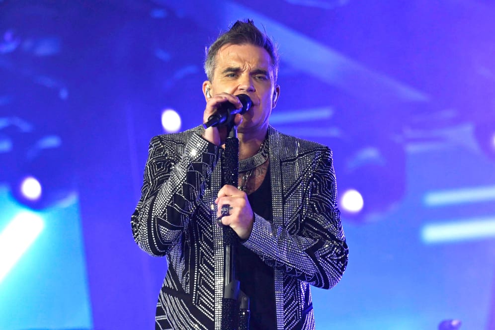 Robbie Williams bei einem Konzert in München: Nun kommt der Sänger nach Hamburg.