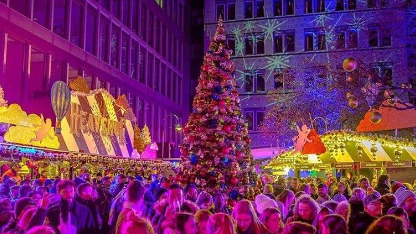 Der "Heavenue" in Köln: Der Weihnachtsmarkt wird in diesem Jahr nicht stattfinden.