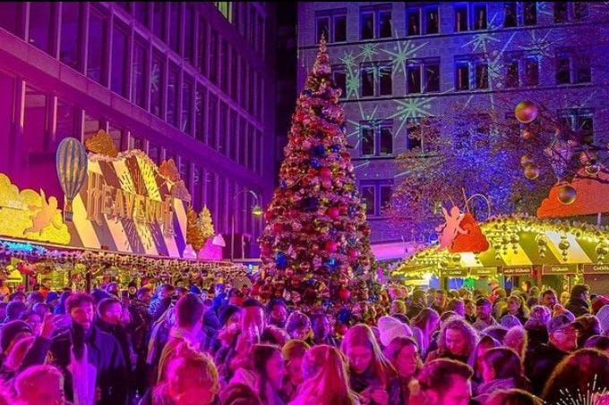 Der "Heavenue" in Köln: Der Weihnachtsmarkt wird in diesem Jahr nicht stattfinden.