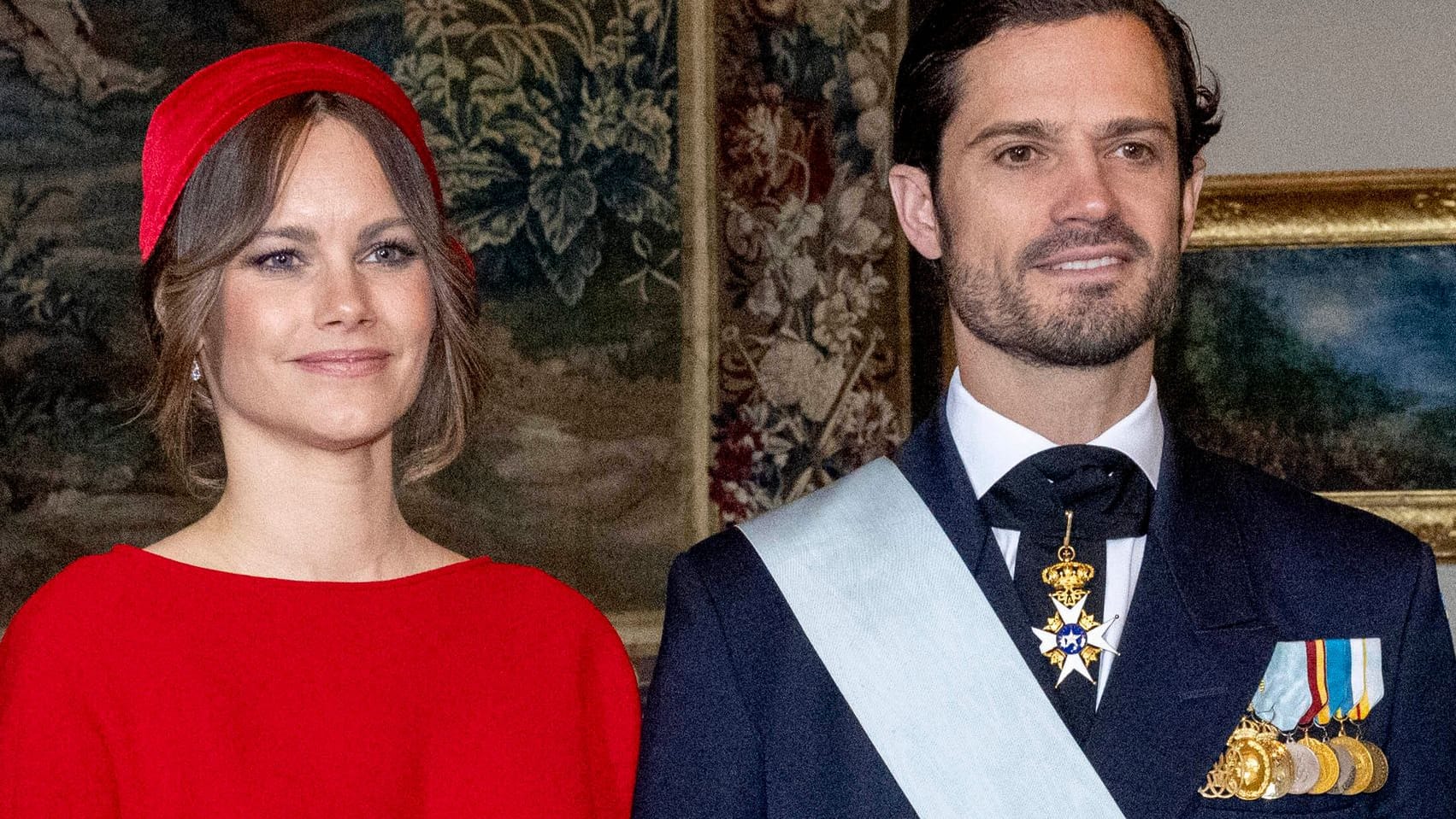 Prinzessin Sofia und Prinz Carl Philip: Das Paar zeigte sich bei einem Empfang.