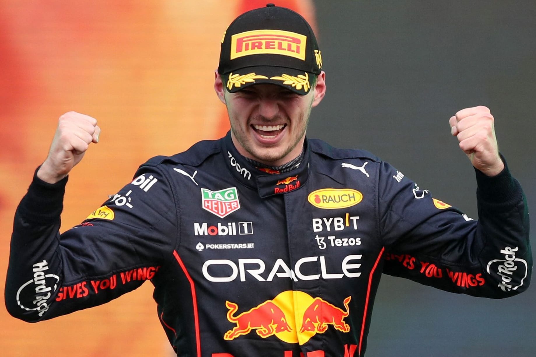 Nächste Bestmarke: Max Verstappen jubelt nach dem Großen Preis von Mexiko.