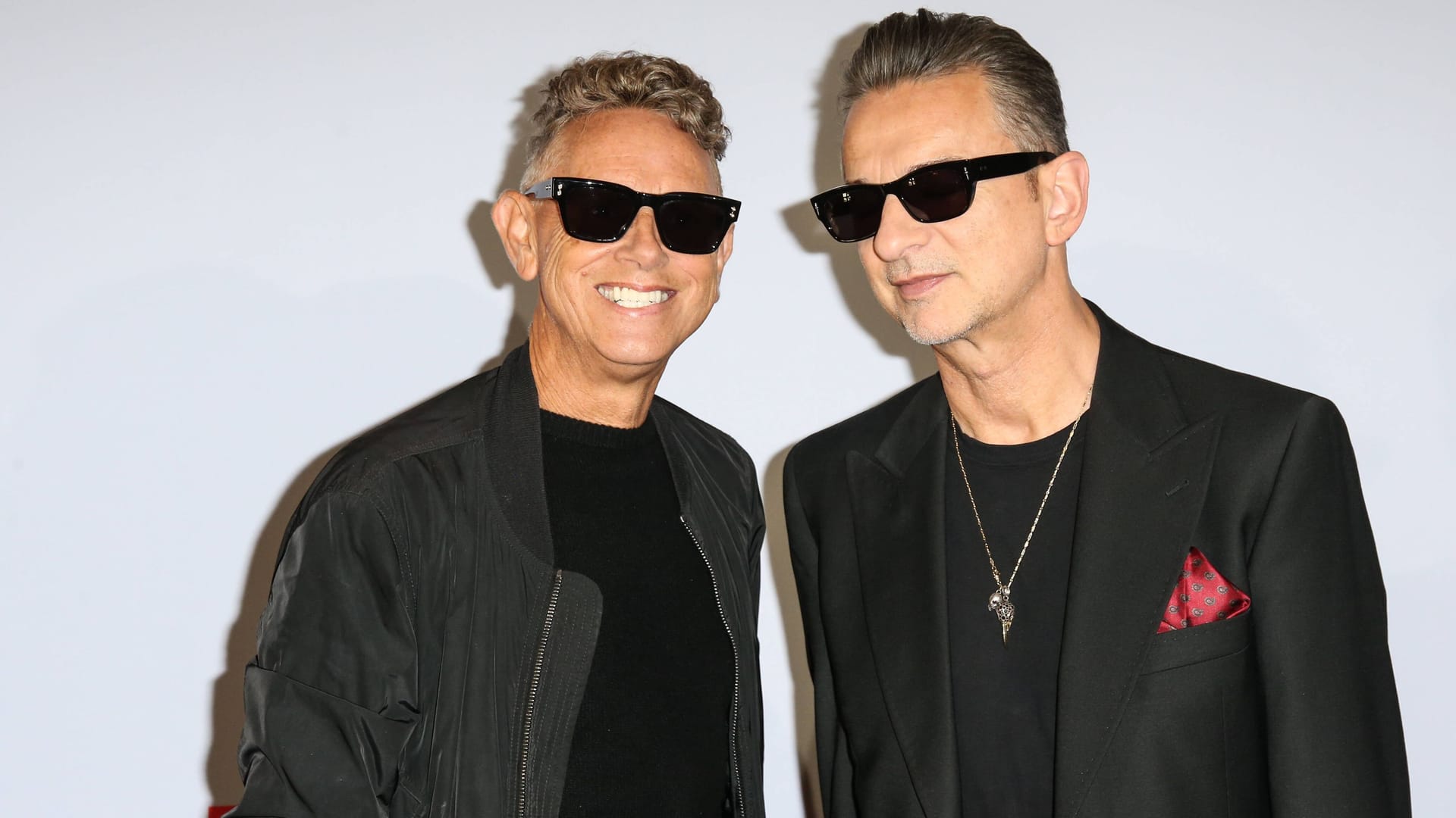 Martin Gore und Dave Gahan am Dienstag in Berlin: Nach Andy Fletchers Tod war unklar, ob es weitergeht. Doch nun gehen Depeche Mode wieder auf Tour.