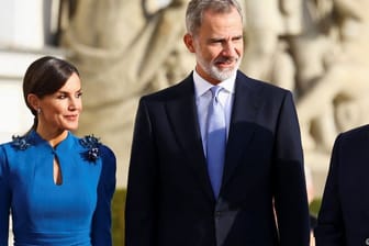Königin Letizia und König Felipe VI.: Die Eheleute sind zu Besuch in Deutschland.