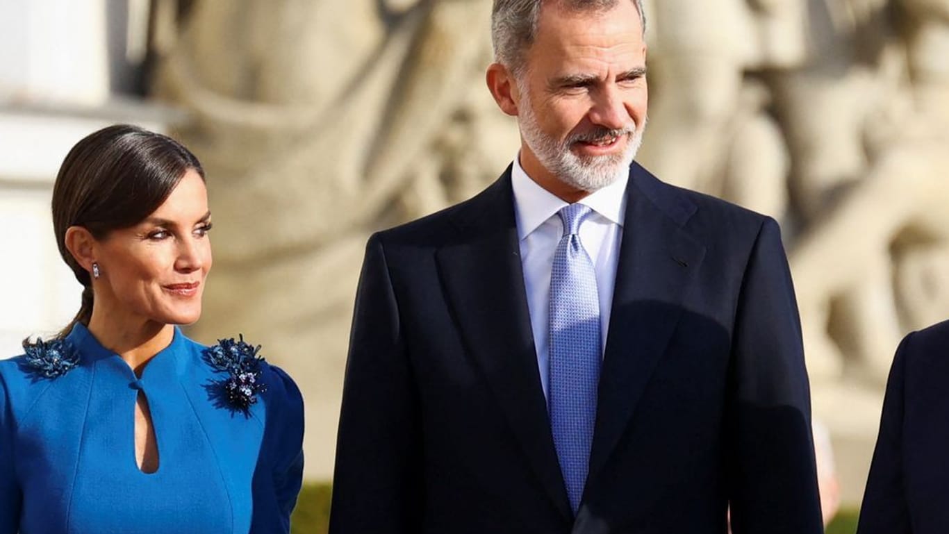 Königin Letizia und König Felipe VI.: Die Eheleute sind zu Besuch in Deutschland.
