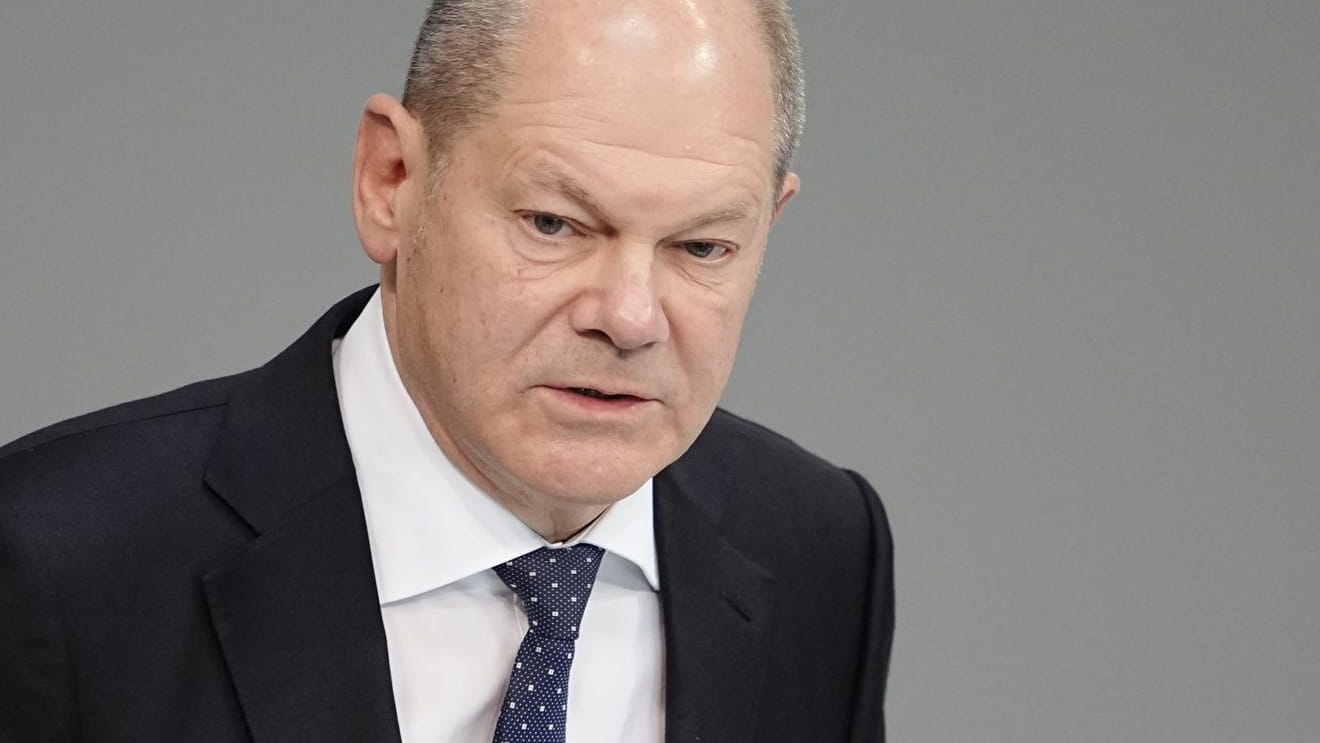 Kanzler Scholz im Bundestag: "Wir sind nicht schwach."