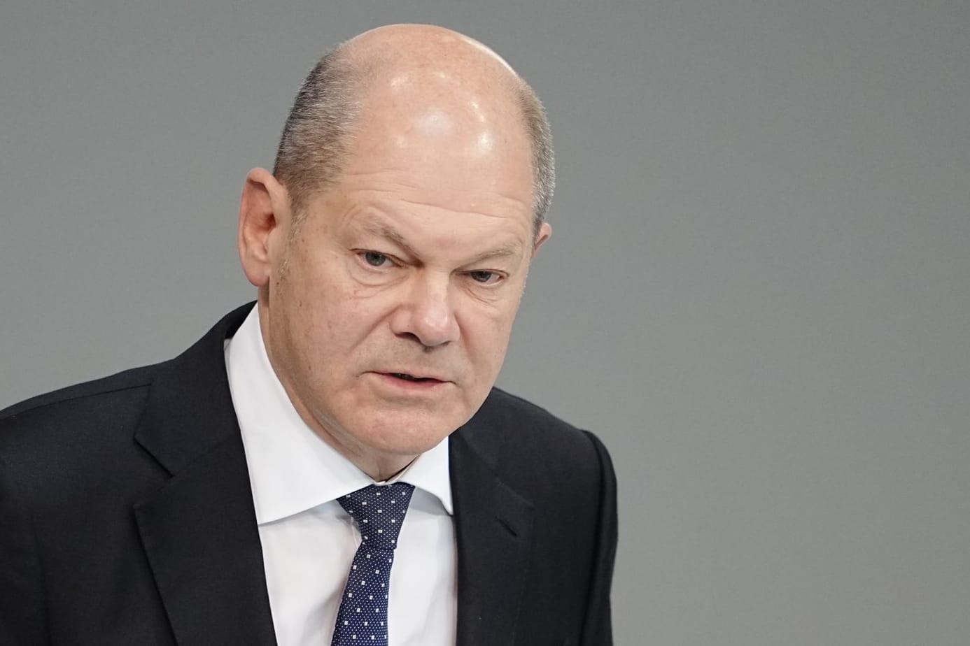Kanzler Scholz im Bundestag: "Wir sind nicht schwach."