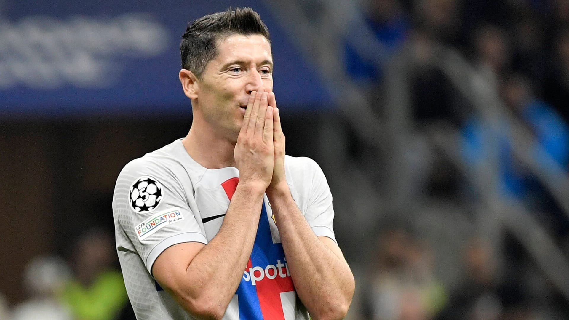 Robert Lewandowski: Der Pole verpasste wichtige drei Punkte gegen Inter.