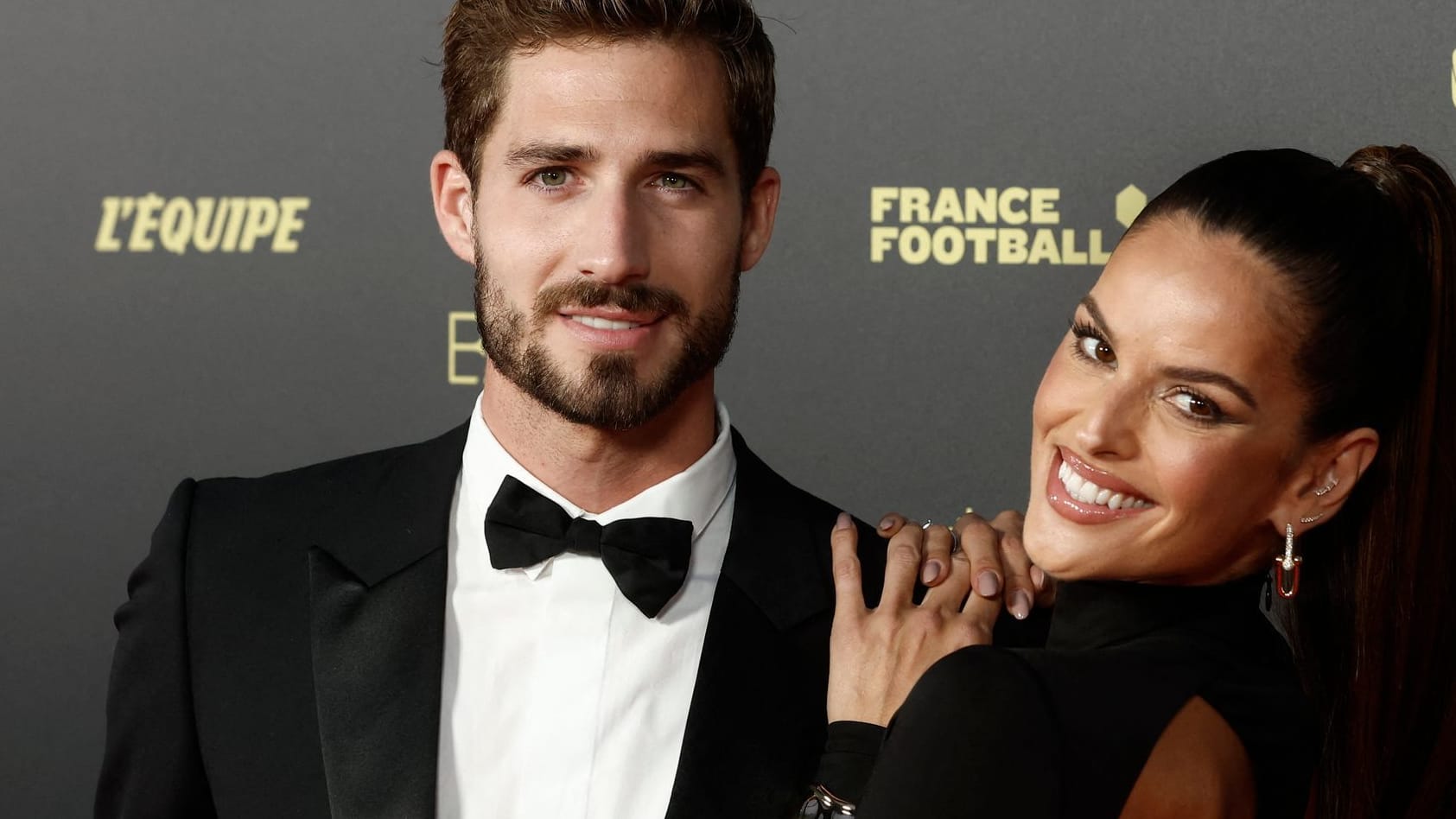 Kevin Trapp: Der Torwart kam mit seiner Verlobten Izabel Goulart zum Ballon d'Or.