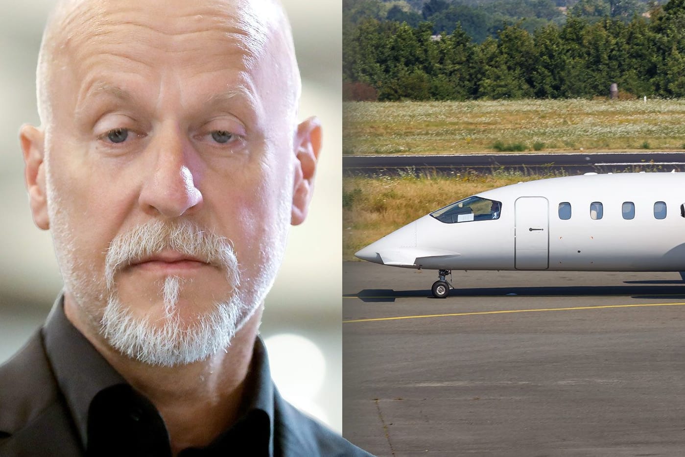 Rainer Schaller und sein Privatflugzeug: Die Spur der Piaggio P.180 Avanti verlor sich über dem Karibischen Meer.