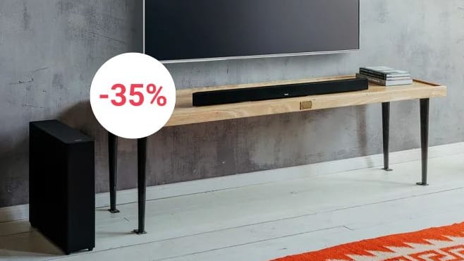 Nur für t-online-Leser bietet Teufel seine Testsieger-Soundbar mit Zusatzrabatt zum Rekord-Tiefpreis an.